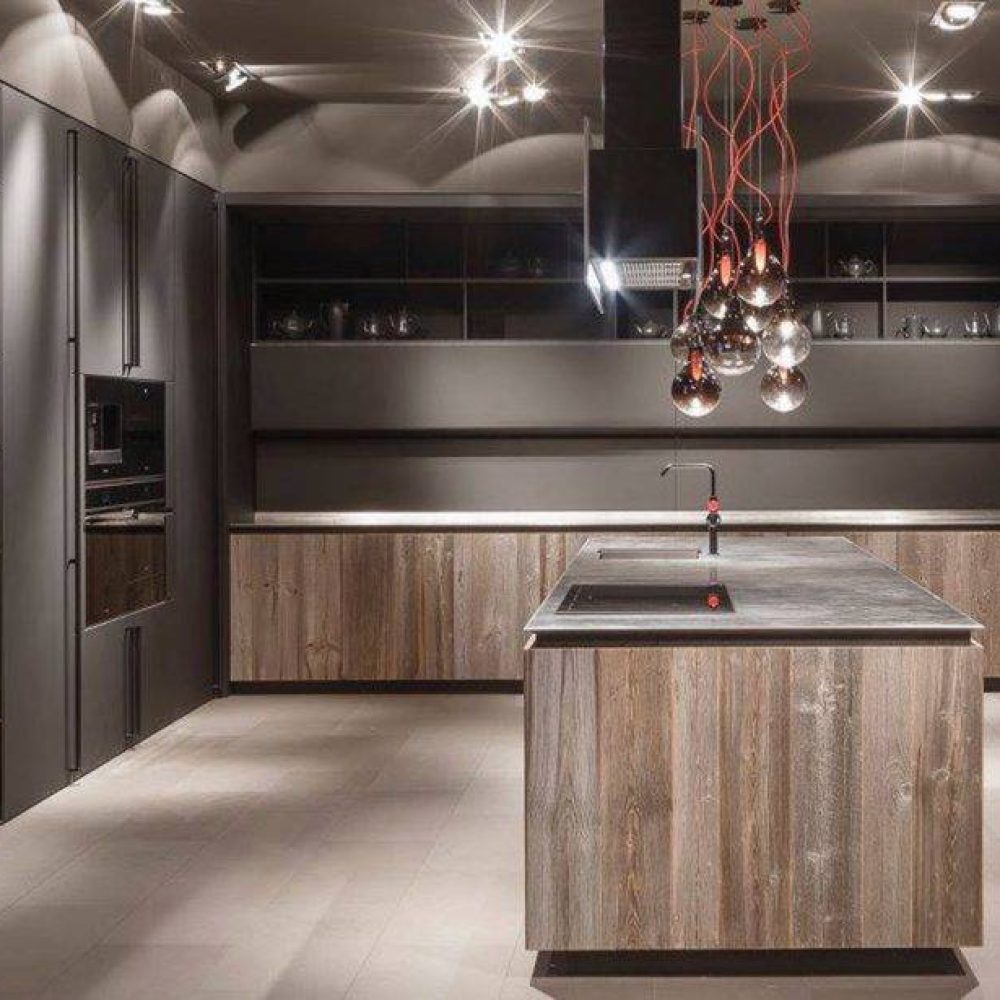 cucina-angolo+isola-moderna-nero+legnoScuro-oAk5