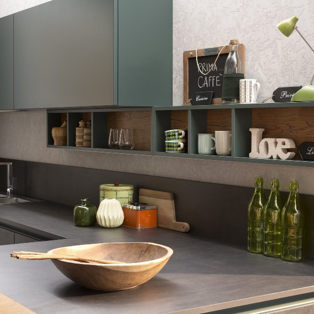 cucina-moderna-verde+bronzo-penisola-snack-legno1-2